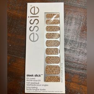 Essie Sleek Stick Nail Stickers Don't Cheetah On Me 110 UV Cured 18 Nail Strips